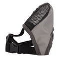 thumbnail image 4 of Dog Mouth Muzzle, Bite Proof Adjustable Strap Comfortable Outdoor Short Snout Dog Muzzle Breathable  For Bulldog Shar Pei Chihuahuas ANGGREK Gris S, 4 of 8
