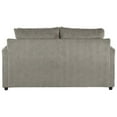 thumbnail image 5 of Bowery Hill Contemporary Microfiber Fabric Loveseat in Ash Gray Finish, 5 of 5