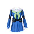 thumbnail image 2 of Disfraz de Cosplay de Miyu Kasumizawa de archivo azul, traje de marinero de batalla de Anime, vestidos escolares de Lolita para niñas, conjunto completo de Navidad y Halloween, 2 of 5