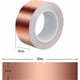 thumbnail image 3 of Cinta adhesiva de cobre de 30 m x 50 mm, cinta adhesiva de lámina de cobre de primera calidad, cinta adhesiva de protección EMC para protección EMI, manualidades, repelente de babosas, reparaciones e, 3 of 4