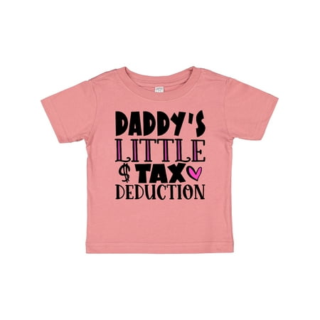 

Inktastic Daddy s Little Tax Deduction Pink Hearts Gift Baby Boy or Baby Girl T-Shirt