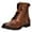 Brown 01, variant on LIBERTYZENO Mens Genuine Cow Leather Winter Casual Boots, Black