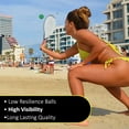 thumbnail image 4 of Temple Tape Kadima Beach Paddle Ball Racket Set - Bundle Pack with 4 Balls & 2 Paddles - Natural, 4 of 6