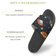 thumbnail image 3 of GZHJMY Stylish Slides for Women Men, Alien Space Ship Planet Rocket Soft Flexible Slip-on Sandals Slippers, 3 of 7