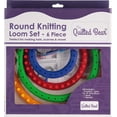thumbnail image 4 of The Quilted Bear 4 Piece Round Knitting Loom Set, 4 of 8
