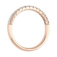 thumbnail image 2 of 1/4 Carat Round Diamond Ladies Wedding Band Ring in 10K Rose Gold (Ring Size 6) (I1-I2 Clarity), 2 of 4