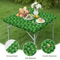 thumbnail image 3 of Squre Elastic Tablecloth with Marijuana Leaf and Weed Aesthetic Prints, Waterproof Vinyl with Backing, Durable and Reusable Table Cover for Dining and Picnic Use, 3 of 5