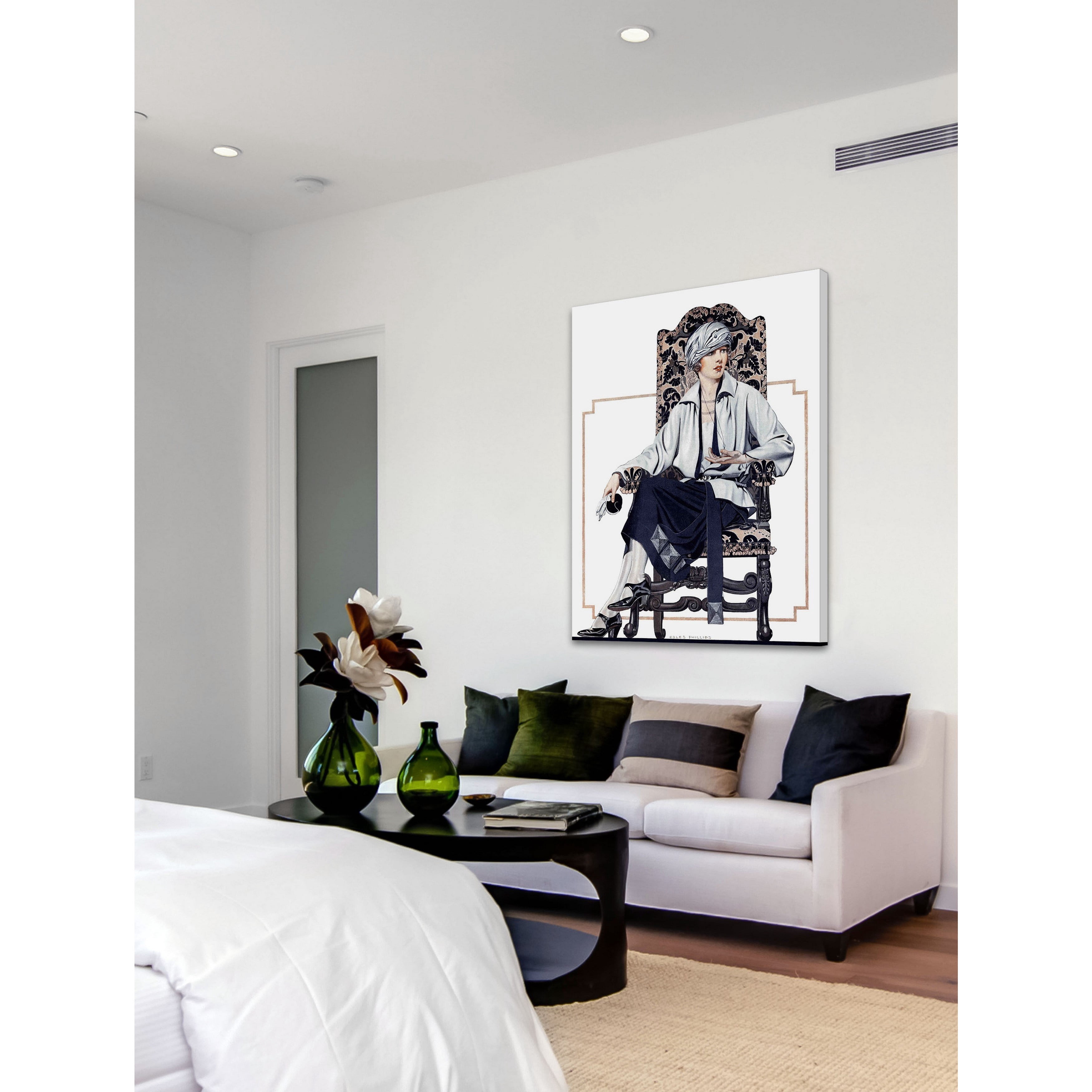 Marmont Hill "Seated Woman" by Coles Phillips Painting Print on Canvas