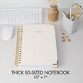 thumbnail image 4 of Cuaderno en espiral ZICOTO Aesthetic B5, tapa dura de lino, 4 of 8