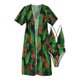 thumbnail image 1 of Bikini ajustado con estampado de hojas y flores para mujer, traje de baño cómodo de una pieza con agujeros para mujer OAVQHLG3B Store  lin121212, 1 of 4