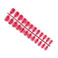 thumbnail image 2 of Vogacara 24 piezas de uñas postizas de ataúd resistentes a los arañazos de bailarina corta coloridas uñas acrílicas artificiales de color sólido DIY Juegos de manicura 29 morado Vogacara CE011412-29, 2 of 4