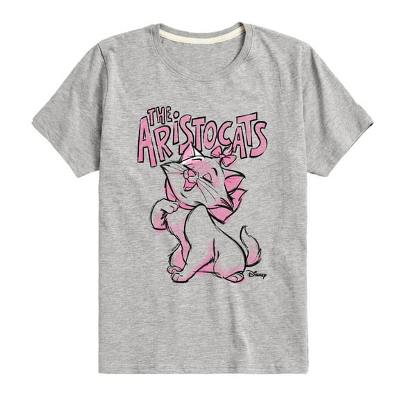 Disney - The Aristocats - Sketchy Marie - Youth And Toddler Short Sleeve Graphic T-Shirt