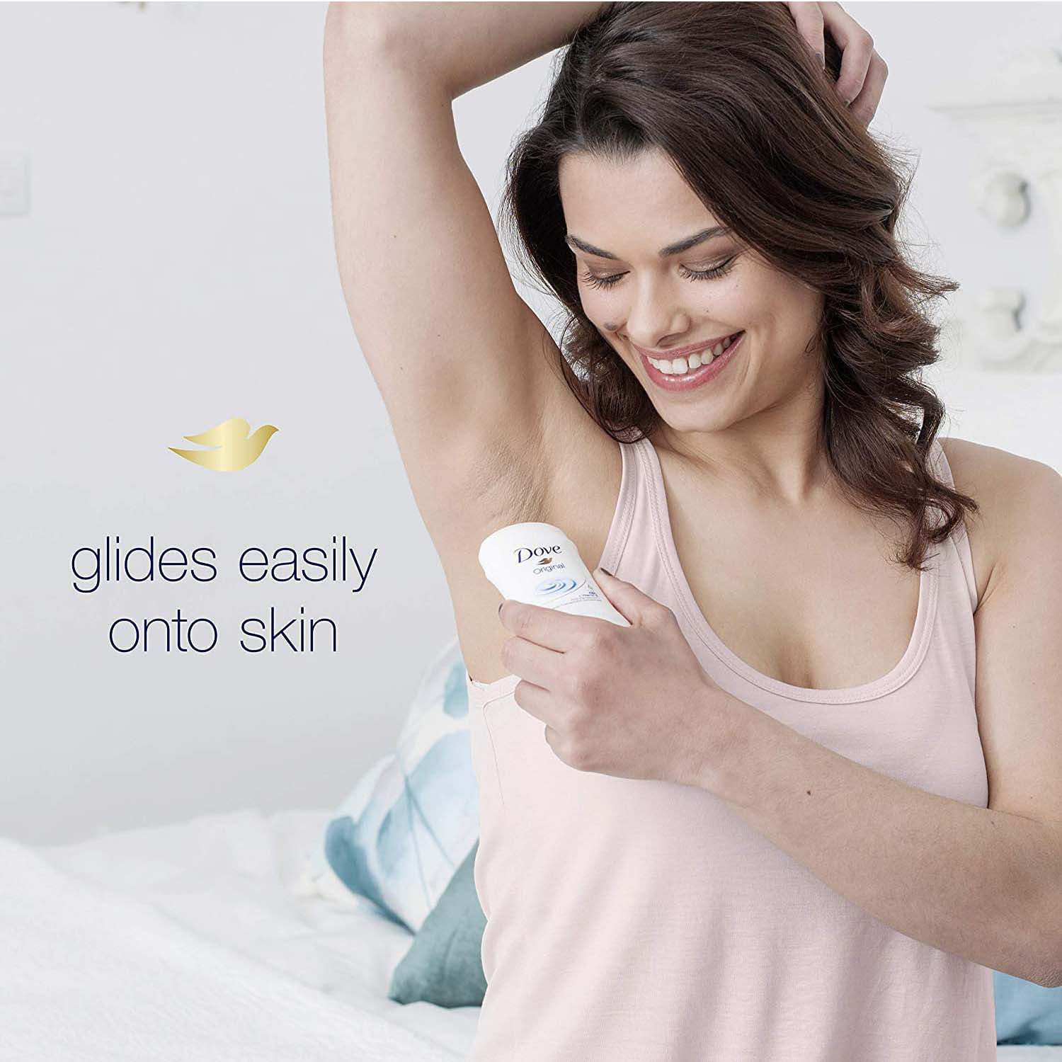 Dove Antiperspirant Deodorant Original Clean Invisible Solid, 2.6 oz, 5 Pack