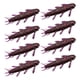 thumbnail image 5 of 8 señuelos de pesca blandos para lubina, lucioperca, gusanos de río Morado oscuro, 5 of 9