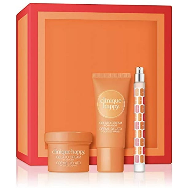ingesteld Lyrisch Portiek Clinique Happy Treats Perfume Spray Body & Hand Lotion Set/Kit - Walmart.com