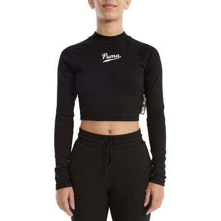 Puma Women's Ribbed Long-Sleeve T-Shirt