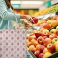thumbnail image 6 of Cute Strawberry Canvas Tote Bag – Reusable Grocery Bag with Watercolor Red Berry & Kawaii Fruit Print for Strawberry Lovers & Summer Style Fans, 6 of 7