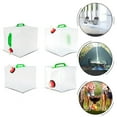 thumbnail image 3 of Splihome 20Loutdoor Foldable Water Bag High Capacity Portable Plastic Kettle Camping Gear 15L, 3 of 6