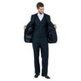 thumbnail image 3 of Men's Modern-Fit 3pc Pinstripe Suit, Notch Lapel, 3 of 4