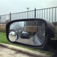 thumbnail image 3 of 2pcs Car Rearview Mirror Round Mirror Reflective Blind Spot Adjustable 360 Degree Borderless Auxiliary Blind Spot Mirror, 3 of 3