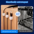 thumbnail image 2 of Cord Organizer- Mini Cable Clips, Magnetic Cord Organizer For Home Office, Desk, Telephone, Car, Wall, Desktop, Bedside Table (6pcs), 2 of 2
