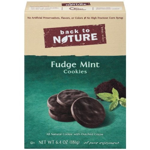 Back To Nature Fudge Mint Cookies, 6.4Ounce Boxes (Pack of 6