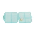 thumbnail image 2 of Unique Bargains 1 Pc Pill Case 6 Grid Mini Pill Box Sky Blue, 2 of 6