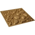 thumbnail image 6 of Ekena Millwork 19 5/8"W x 19 5/8"H Shale EnduraWall Decorative 3D Wall Panel, Bright Coat Gold (Covers 2.67 Sq. Ft.), 6 of 6