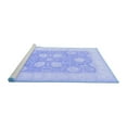 thumbnail image 2 of Ahgly Company Machine Washable Indoor Rectangle Oriental Blue Traditional Area Rugs, 3' x 5', 2 of 4