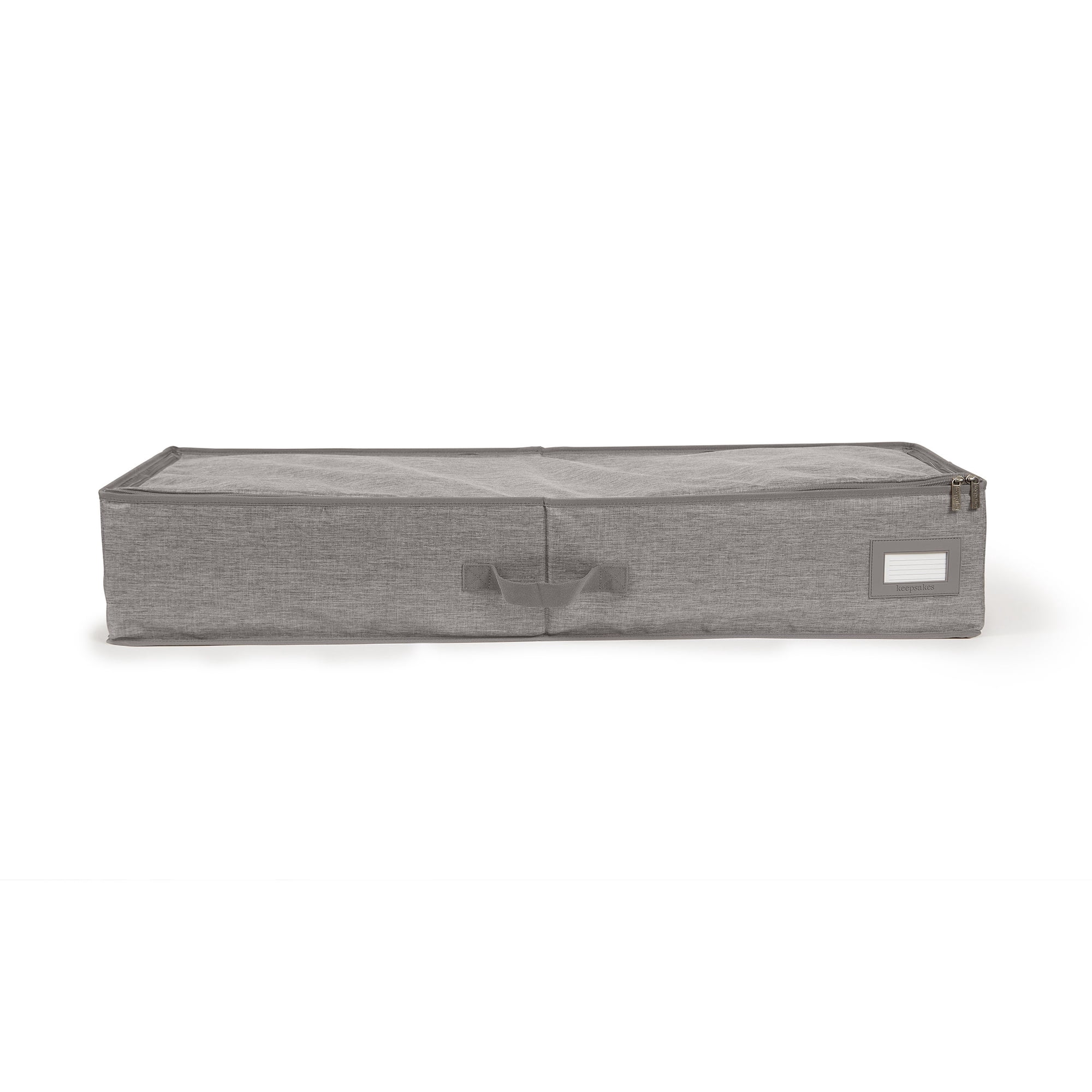 Covermates Keepsakes - Underbed Storage Bag - ID Window - Reinforced Handles - Indoor Storage Grey Heather