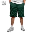 thumbnail image 6 of Men's Athletic Mesh Shorts with Drawstring 2 Pockets Lightweight Gym Workout Wear Basketball Shorts 8" Inseam, Pack of 3, 6 of 6