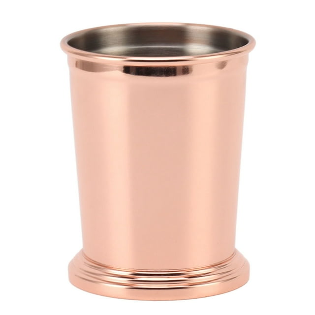 Taza de cóctel de menta con base estable, taza de cóctel vintage de acero inoxidable 304 para barman en casa