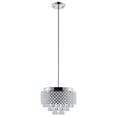 thumbnail image 3 of Finesse Decor Dimmable Tube Style Flush Pendant Lamp Chandelier, Silver, 3 of 6