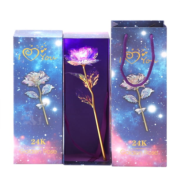 Romántico Colorido Hada Rosa Artificial Galaxia Rosa Flores Para Novia Regalo Del Día De San Valentín Fiesta De Boda Decoración Del Hogar Minnieouse HA025738-03