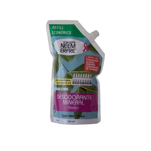 Refil desodorante para dama Bienestar NEEM ERFRE 1 l