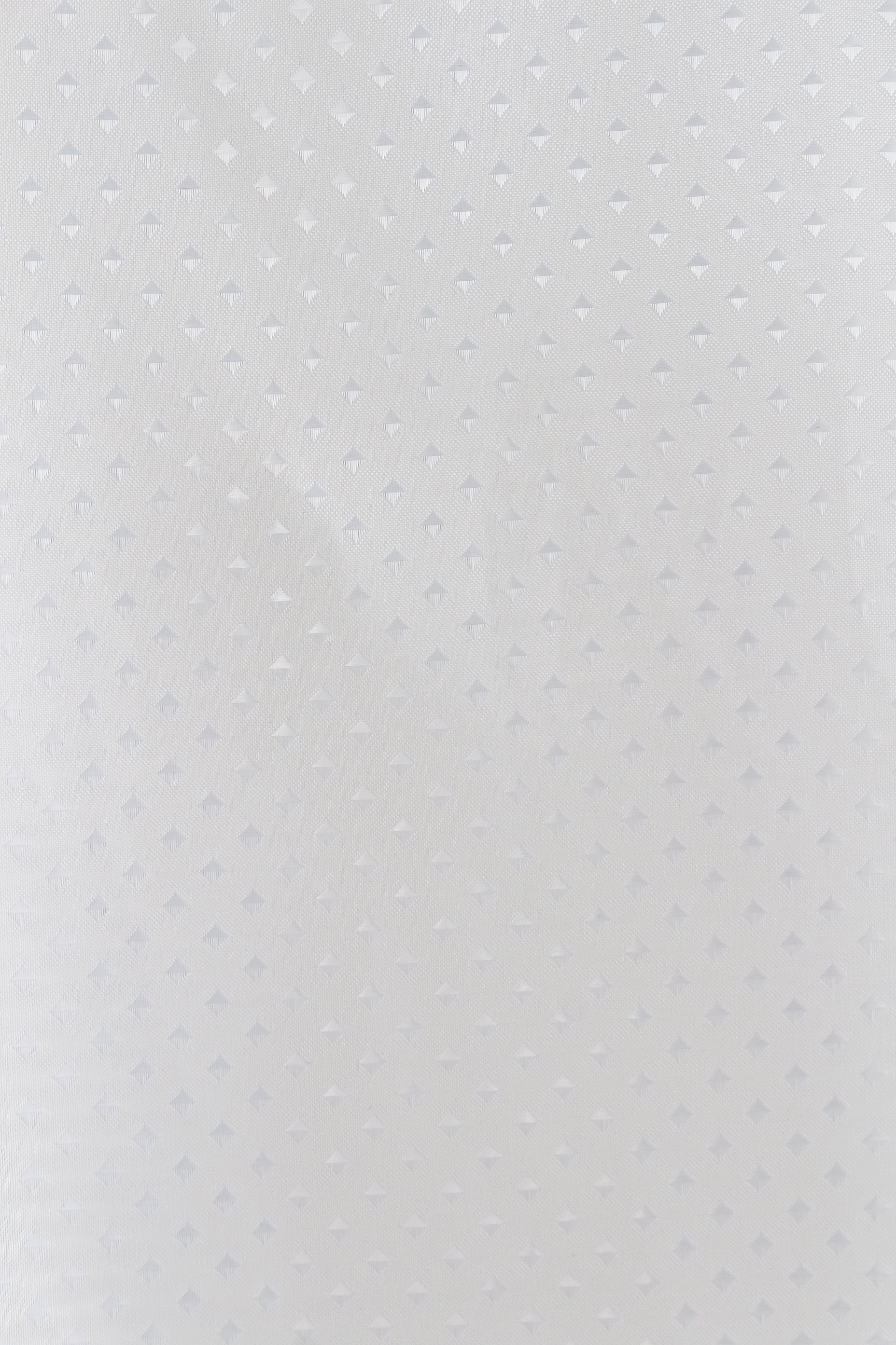 Splash Home Diamond Polyester Fabric Shower Curtain 70 x 72, White