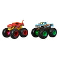 thumbnail image 1 of Hot Wheels Monster Trucks Roarin' Rumble Mega Wrex Dragon vs Midwest Madness Griffin 2pk, 1 of 6