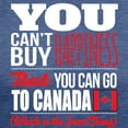 thumbnail image 3 of CafePress - Go To Canada T Shirt - Womens Tri-blend T-Shirt, 3 of 4