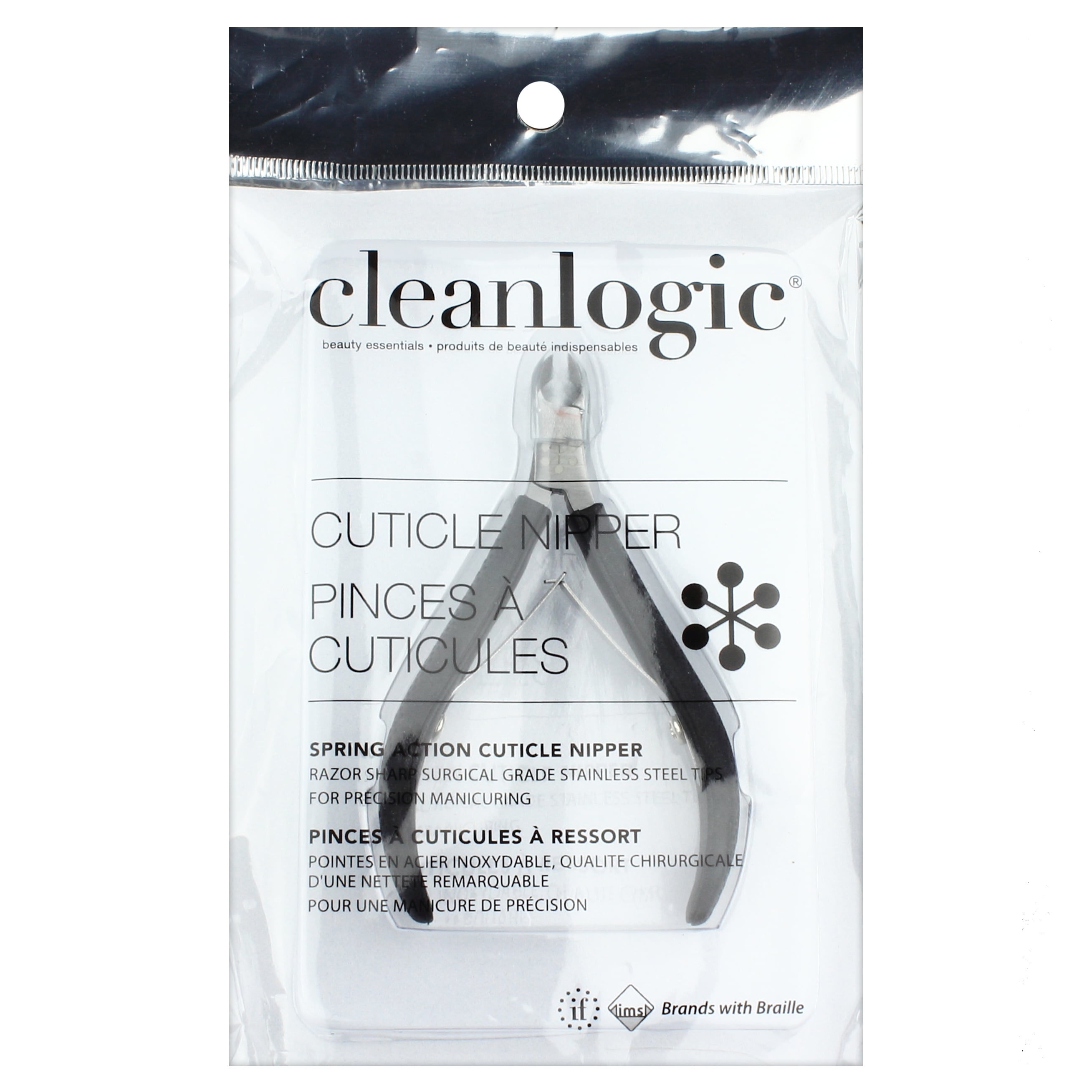 Cleanlogic Cuticle Nipper, Black