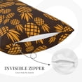 thumbnail image 3 of Rateoe Colorful Pineapple Pattern Pillow Covers with Invisible Zipper(Pillows are not Included) Standard Pillowcases-20"x30", 3 of 6