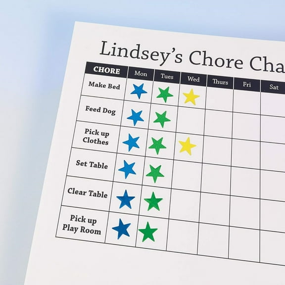 Star Labels, 1/2", Assorted Colors, Non-Printable, 440 Star Stickers Total