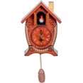 thumbnail image 1 of Mark Feldstein & Associates Traditional Chalet Style Singing Cardinal Tabletop Wall Sound Cuckoo Clock, 1 of 5
