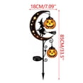 thumbnail image 7 of Solar Halloween Garden Stake Light, Ghost Pumpkin LED Yard Decoration, Waterproof Outdoor Light for Garden Patio 11.81x6.69x2.76in, 7 of 7