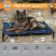 thumbnail image 3 of K&H Pet Products Original Pet Cot Elevated Dog Bed Blue/Black Mesh X-Large 50 X 32 X 9 Inches, 3 of 10
