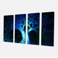 thumbnail image 1 of Designart - Arbre Psychédélique Bleu Magique - Impression sur Toile Abstraite, 1 of 1