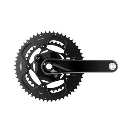 SRAM 2013 Quarq ELSA 10R Power Meter Mountain Bicycle Crankset - GXP - 130mm BCD (Black - 172.5 53/39 130mm BCD - BB Not