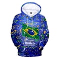 thumbnail image 3 of Sudadera con capucha del Día de la Independencia de Brasil con estampado 3D para hombres y mujeres, sudadera informal de manga larga, camisetas de gran tamaño para hombres, 3 of 5
