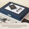 thumbnail image 5 of Bigso Sverker Fiberboard Legal and Art Storage Box for Papers | Blue, 5 of 7