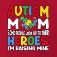 thumbnail image 3 of Wild Bobby Autism Mom Support Heroes I'm Raising Mine Women Graphic Tee, 3 of 6