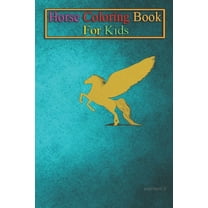 Horse Coloring Book For Kids : golden unicorn Animal Coloring Book - For Kids Aged 3-8 (Fun Activities Books) (Paperback)